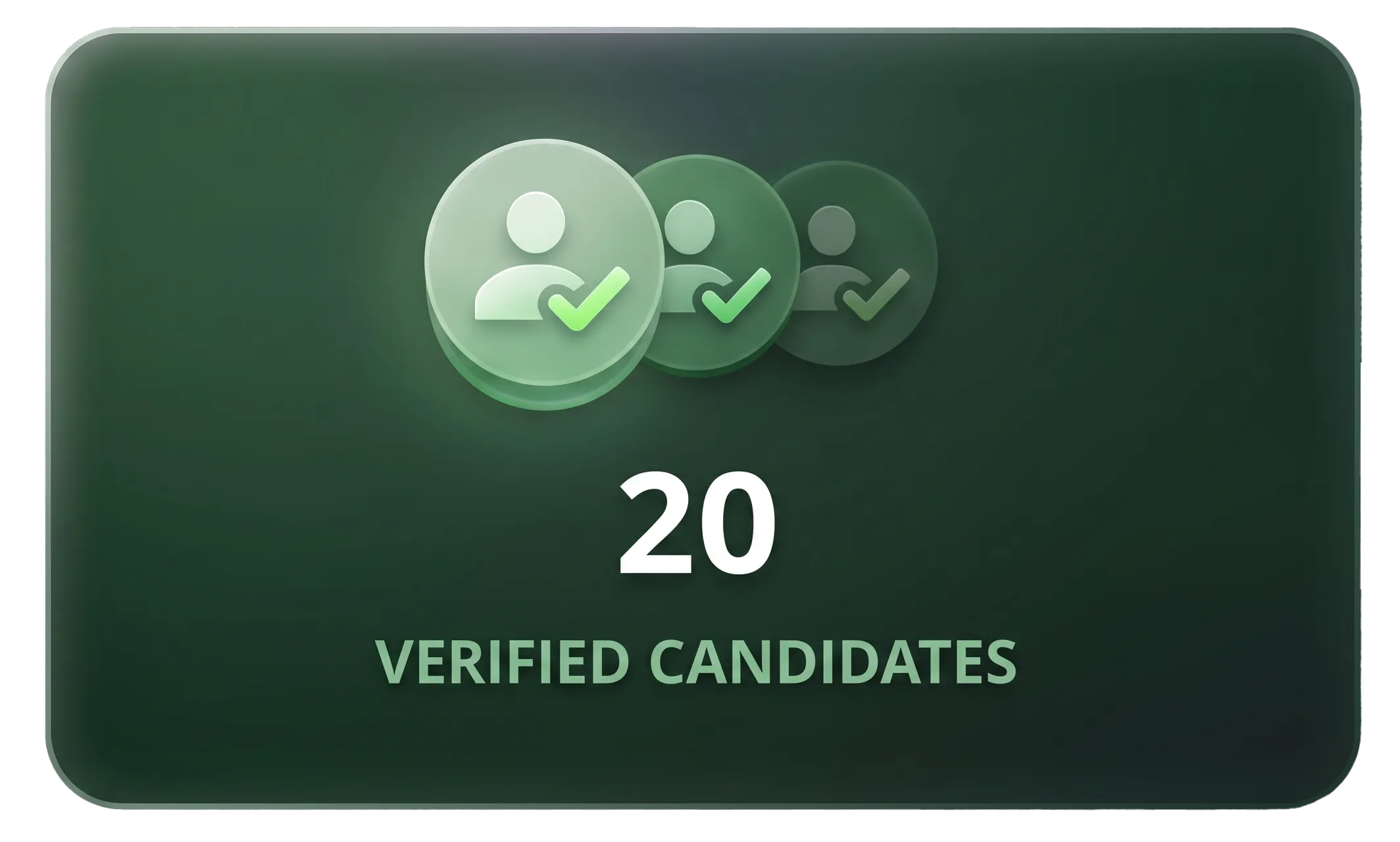 20 Verified Candidates