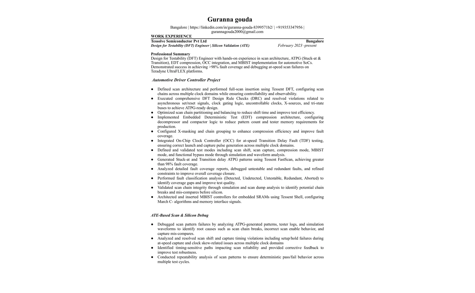 Resume 12